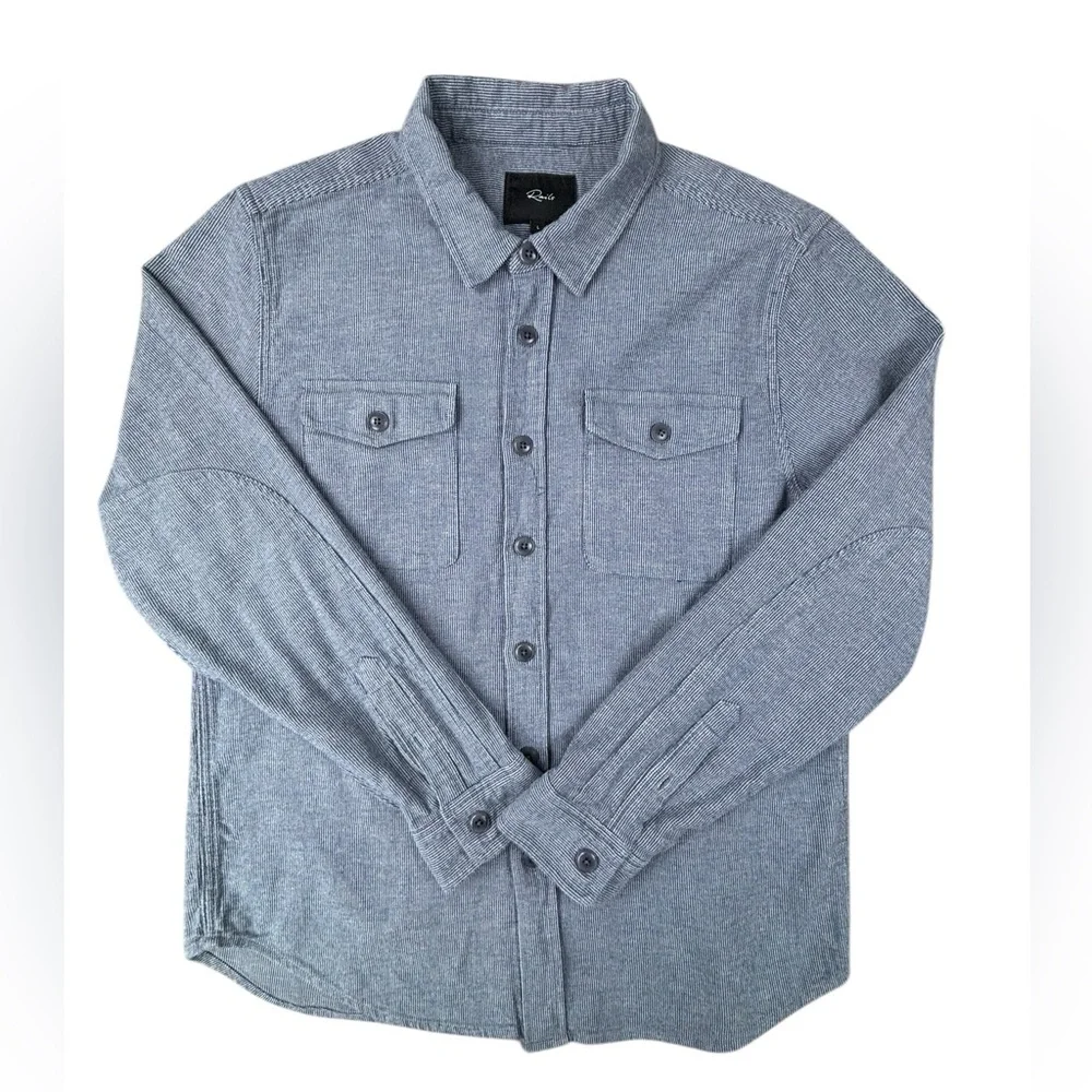Rails‎ | Burr Shirt Jacket | Color/Denim White | Large | Excellent condition!!